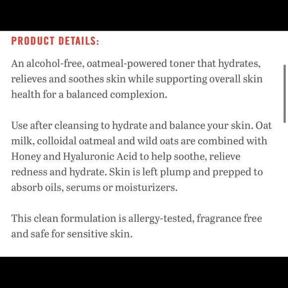 First Aid Beauty Skincare First Aid Beauty Wild Oat Toner Poshmark